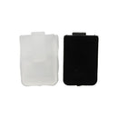 20 X Plastic ring jewelry display black white 27x16MM P8E3