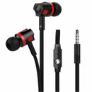 3.5mm With Microphone Bass Stereo In-Ear Earphones Headphones Headset Earbuds//