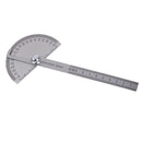 Stainless steel 180 degree protractor angle finder arm measuring ruler t %ã€Š