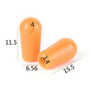 6x 4mm Toggle Switch Tip Caps Colorful for electric Guitar random colME