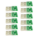 10pcs Micro USB 2.0 Male Head Socket To DIP 2.54mm Pin 4P Adapter Board
