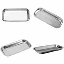 Dental 201 Stainless Steel Medical Tray Holder Lab Tool Color Instrument Si L5G6