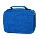 Large Capacity Pencil Bag Student Pen Case Pouch School Stationery (Blue) A