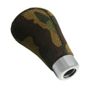 Camouflage Car Shifter Gear Stick Knob Head Manual Automatic 4 Plastic Adap