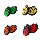8 Pieces / Pack Silicone Practical Flame Tennis Racket Vibration Dampeners -
