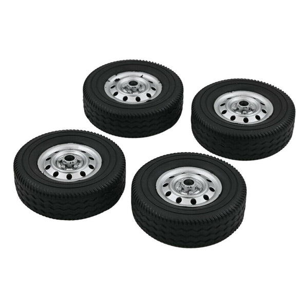 8pcs Simulation Upgrade Rubber Tires 2.2 Inch Wheel Rim for WPL D12 Car