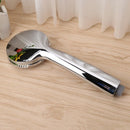 ABS Pressurized Plastic Electroplating Round Handheld Shower Head Lightweight