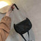 Nylon Women Shoulder Handbags Solid Ladies Travel Messenger Bags (Black)