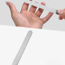 20.2*1.9cm Metal Stainless Steel Nail File Double Sided Manicure Pedicure