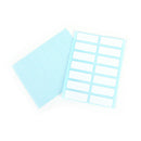 12 self-adhesive sticky white labels Writeable name stickers Blank note label HK