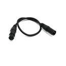5-Pin Female to 3-Pin Male XLR Turnaround DMX Adapter Connector Cable Lead