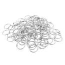 100Pcs Nickel-Plated Loose Leaf Binder Rings Photo Paper Organization 1" Dia