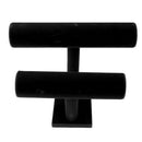 Bangle Chain Watch Stand Bracelet Necklace Rack Jewelry Display Shelf Black