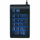 RGB Backlit USB Wired Keyboard Waterproof Number Keypad Mini Digital Keys n