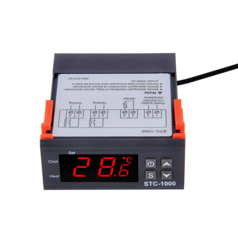 110V Universal STC -1000 Digital Temperature Controller Thermostat Sensor AC