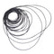 40pcs Small Fine Pulley Pully Belt Engine Drive Belts For DIY Toys Module Car JR