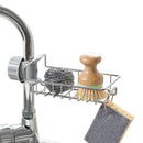 Adjustable Faucet Drainage Shelf Stainless Steel Kitchen Sundries Storage R G4C8