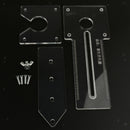 Acrylic Soundhole Speaker Templates for Acoustic Classical Guitar Making