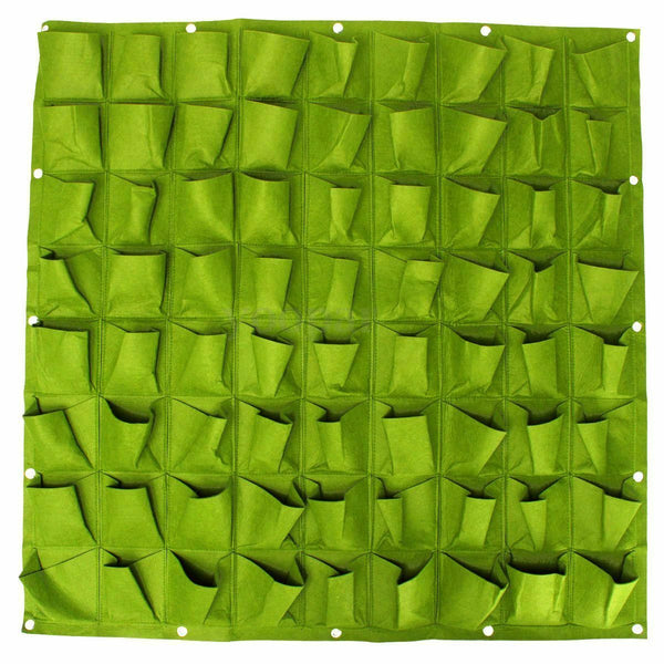 2Pcs Pocket Garden Plant Wall Hanging Grow Bag Sack 72 Pockets and 18 Pocket