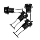 4pcs  Kayak Drain Plugs Kit Thread Bungs - Universal for Kayak, Canoe, Boat