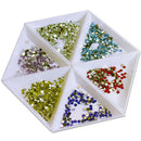 2X Container Holder Triangle Phone/ Craft / Nail Art / Rhinestones Gems  WGJ Tw