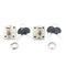Metal Desk Drawer Dead Bolt Lock For Drawer Box Cabinet Cupboard Panel+2  ME