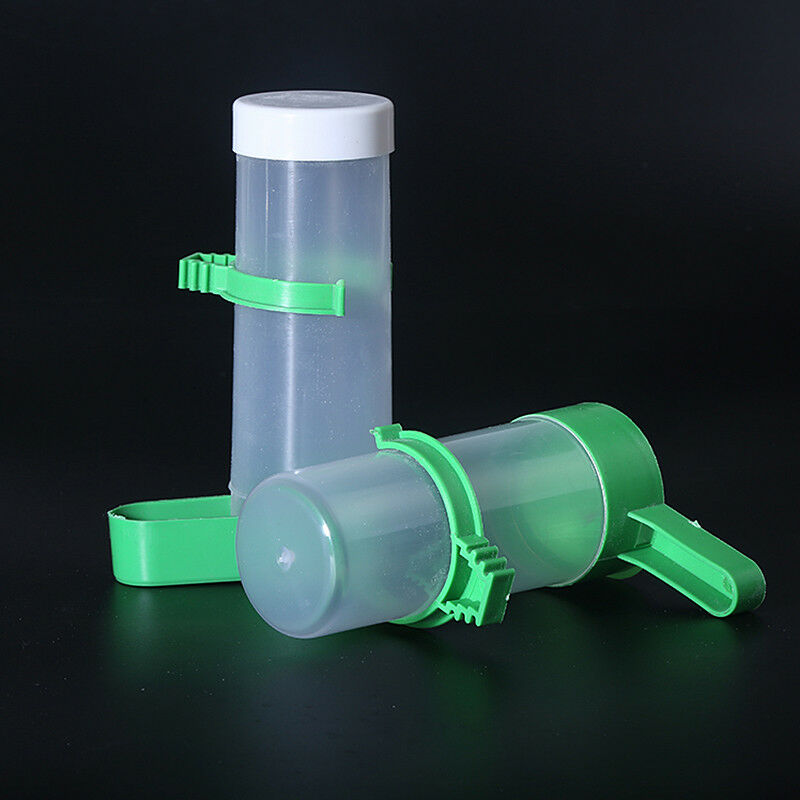 4Pcs Pet Drinker Food Feeder Waterer Clip For Cage Bird Parrot Cockatiel Budgie