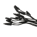 2000x Clothing  Tag String Fastener Labeling Tagging Square Black+ White
