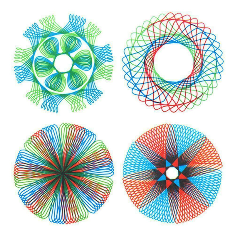 27Pcs/Set Magical Ruler Kaleidoscope Painting New S5K2