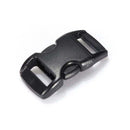 100pcs 3/8"Contoured Curved Side Release Plastic Buckle for Paracord Bracelet ME