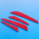 4x Car Auto Door Crash Protector  Edge Guard Bumper Bar Anti-rub Strips Black