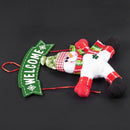 Snowman Christmas Wreath Christmas Hang on door Party Home Decor NEW