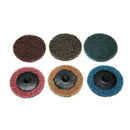 35 PCS 2 Inch Quick Change Sanding Discs 1/4" Holder Kit Sanding Polishing