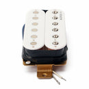 Wired 6 String Electric Guitar Dual Coils Pickup Bridge Alnico 5 White Musical