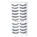 10 Pairs Handmade Natural Thick False Eyelashes Eyelash Extension Makeup B6P7