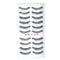 10 Pairs Handmade Natural Thick False Eyelashes Eyelash Extension Makeup B6P7