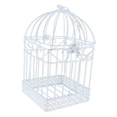 Iron Birdcage Shape Succulent Pot Metal Hanging Planter Plant Holder - 13cm
