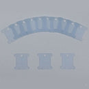 240Pcs Plastic Bobbins Embroidery Floss&Craft Storage Cross Stitch Thread Holder