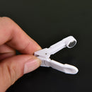 2pcs 2.0mm ear pain relief clip tens electrode lead wire connecting cable LJ