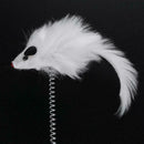 Cat Toys Spring Mice Crazy Amusement Disk Play Activity Pet Toys(Rose Red)