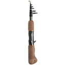 Carbon Fiber Telescope Fishing Rod Sea Rock Travel Spinning Pole New Portable