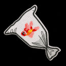 goldfish embroidery patch for clothes ironing on stickers biker sewing appliquJR