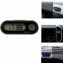 2in1 LED Digital Auto Car Clock Thermometer Temperature  Backlight