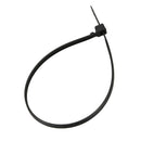 1X(100x Strong Quality Black Cable Ties 100Mm x 2.5Mm-Heavy Duty Heat & Col