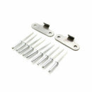 1Set Universal Alloy Steel Spring Pin Kit Hook Lock Security for Car Hood ZKY