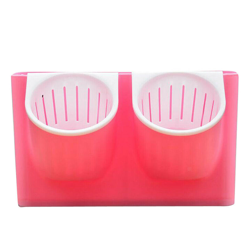 4Pcs Self Water 2-Pocket Stackable Garden Wall Hanging Planter Flower Pots with
