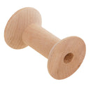 20pcs Wooden Empty Thread Spools Reels Bobbins For Sewing Ribbons 47mmx31mm