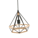 Industrial Manila Rope Metal Pendant Lampshade Chandelier