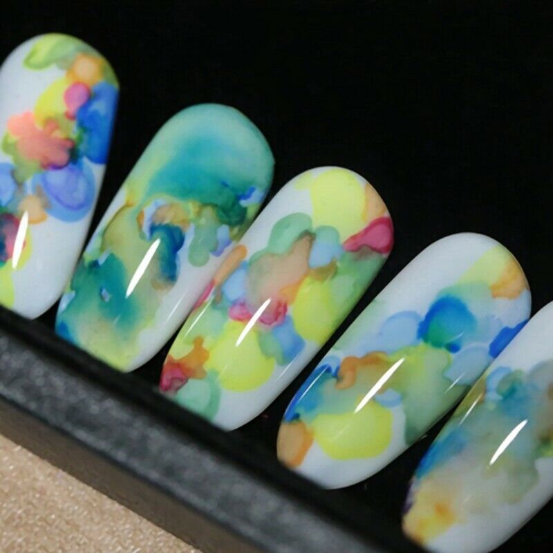 15Ml Nail Polish Ink Gel Watercolor Gradient Pattern Nail Art Manicure Deco C6M2