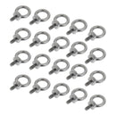 20 Pcs M6 Stainless Steel Lifting Eye Bolt Marine Grade